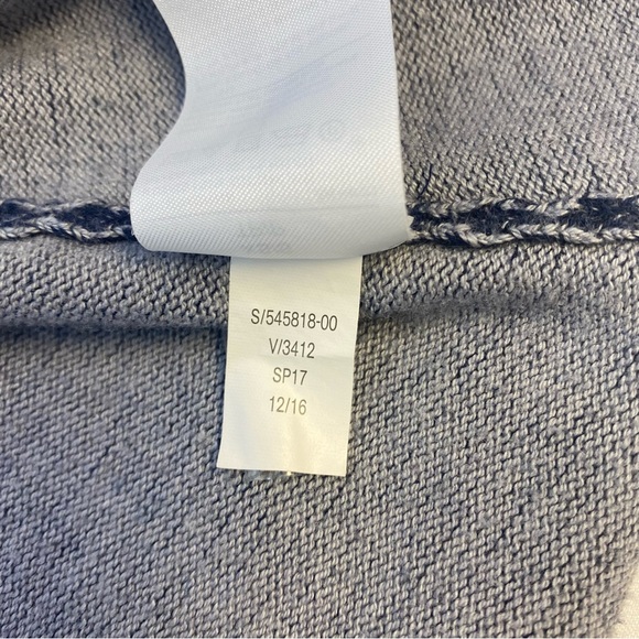 Banana Republic Navy Blue Open Front Cascading Front Sweatshirt - Picture 7 of 9